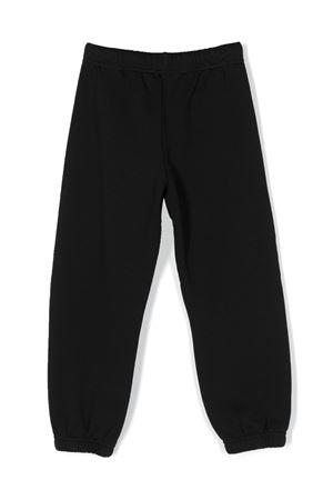 black cotton track pants PALM ANGELS KIDS | PBCH008C99FLE0011001